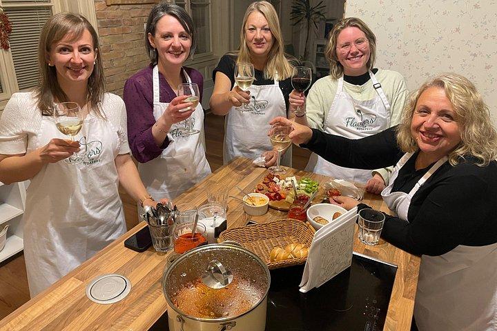 Budapest Cozy 3-Course Hungarian Cooking Class with Wine