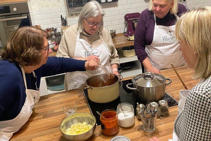 Budapest Cozy 3-Course Hungarian Cooking Class with Wine