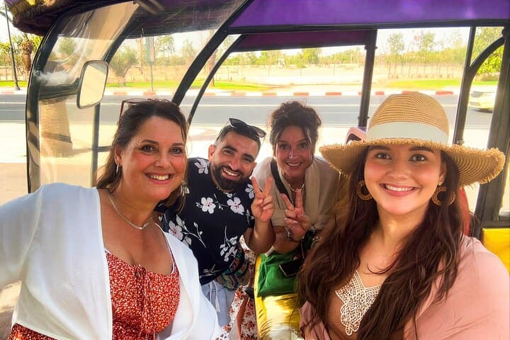 Tuk Tuk Marrakech Private Tour with Pickup & Audio Guide Ride