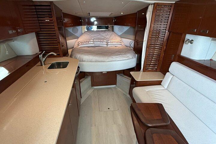 37 Ft Yacht Rental for 2 or 4 hours, Bluetooth, In the Miami Bay