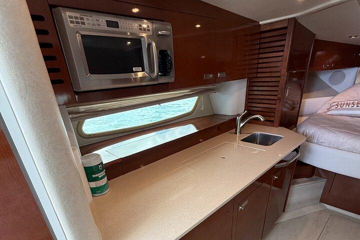 37 Ft Yacht Rental for 2 or 4 hours, Bluetooth, In the Miami Bay
