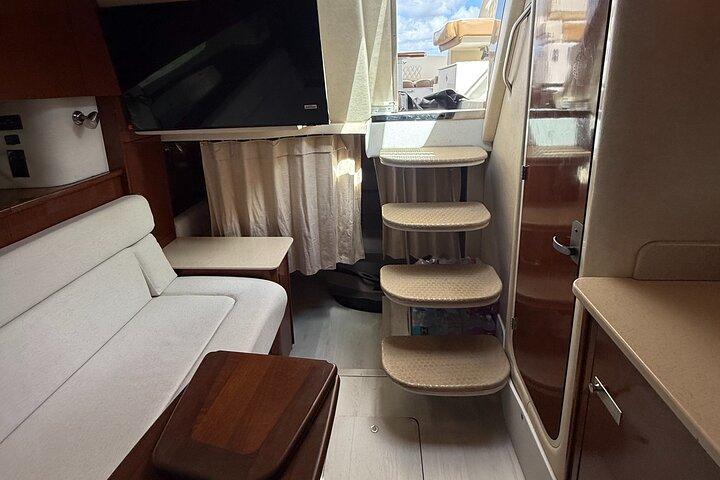 37 Ft Yacht Rental for 2 or 4 hours, Bluetooth, In the Miami Bay