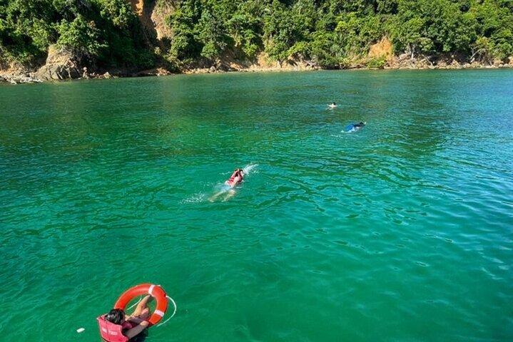 Kota Kinabalu : Catamarán Snorkeling, Paddlebord, Kayak con comida