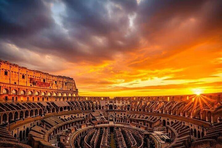 Colosseum Night Tour Experience Arena & Underground.