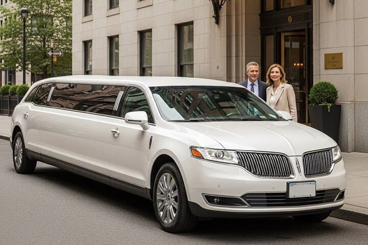 Airport Luxury departure ride from NYC Hotels by Limousine or SUV