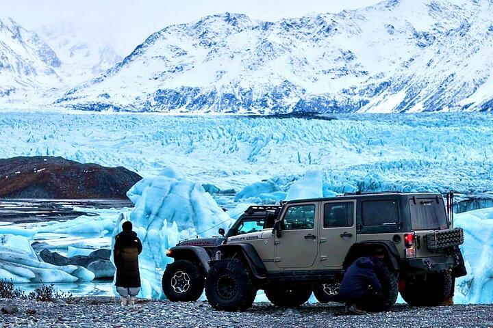Knik Glacier Off Roading en Wandelen