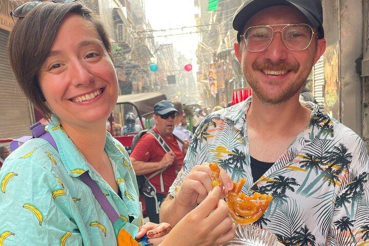 Tour del mercato del cibo e delle spezie di Old Delhi Street