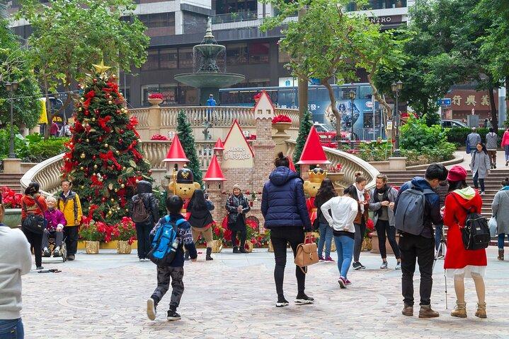 Private Weihnachtswanderung durch Hongkong und Eierwaffel-Leckerbissen