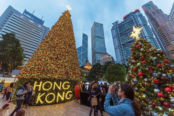 Private Weihnachtswanderung durch Hongkong und Eierwaffel-Leckerbissen