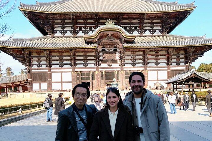 Excursion d'une journée à Nara au départ d'Osaka avec un guide agréé