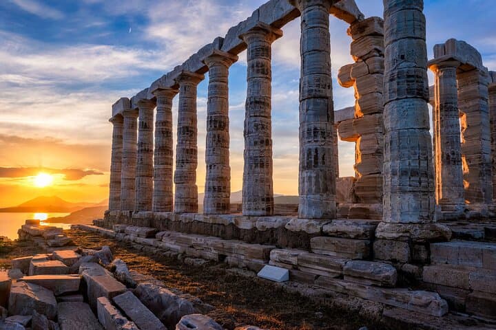 Athens Cape Sounio and Temple of Poseidon Sunset Tour
