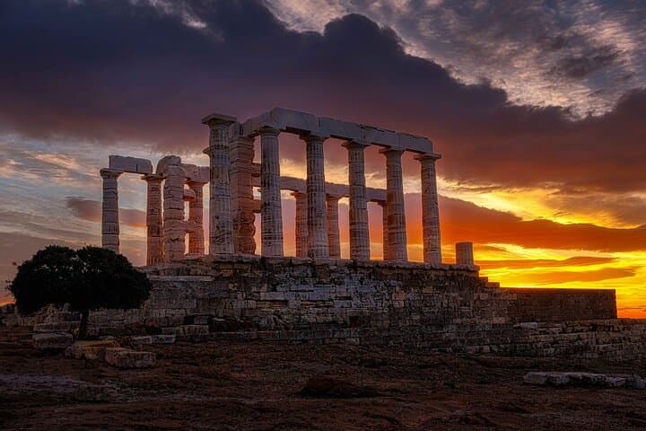 Athens Cape Sounio and Temple of Poseidon Sunset Tour