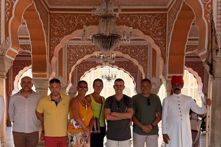 Jaipur Court tour de ville avec marché aux fleurs et impression de blocs