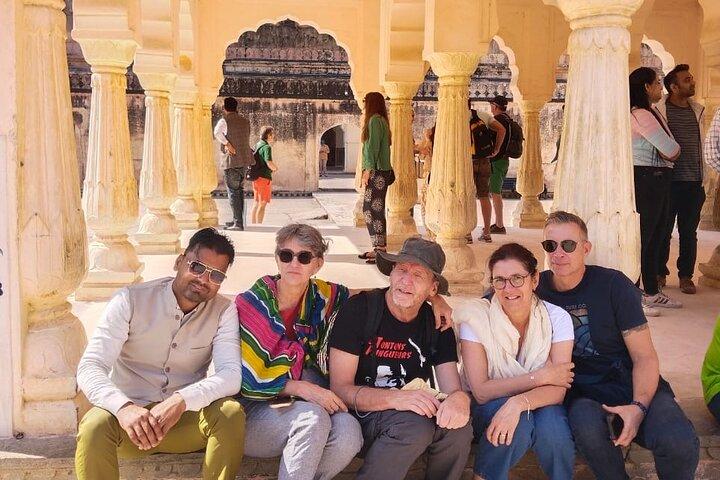 Jaipur Court tour de ville avec marché aux fleurs et impression de blocs