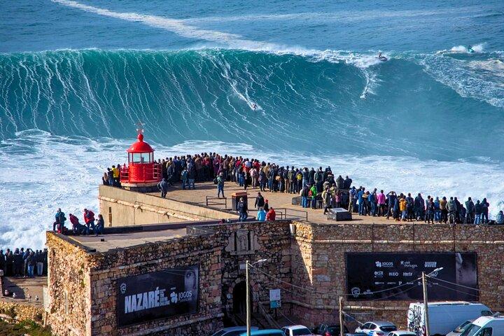 From Lisbon : Tour Óbidos & Nazaré - Medieval Villa and Giant Waves