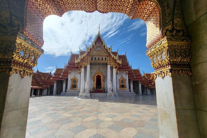 Visita privada ao Buda Reclining Buddha and Marble Temple