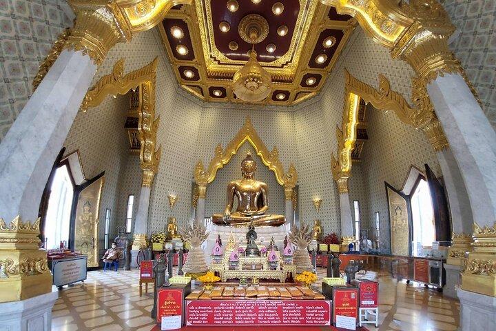 Visita privada ao Buda Reclining Buddha and Marble Temple