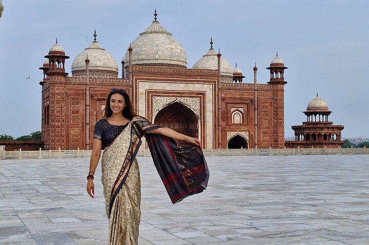 Tour privato del Taj Mahal e del Forte di Agra da Delhi con Guida