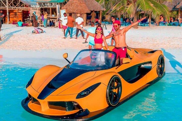 Zanzibar Jet Car Adventure with Drone in Kendwa and Nungwi Beach