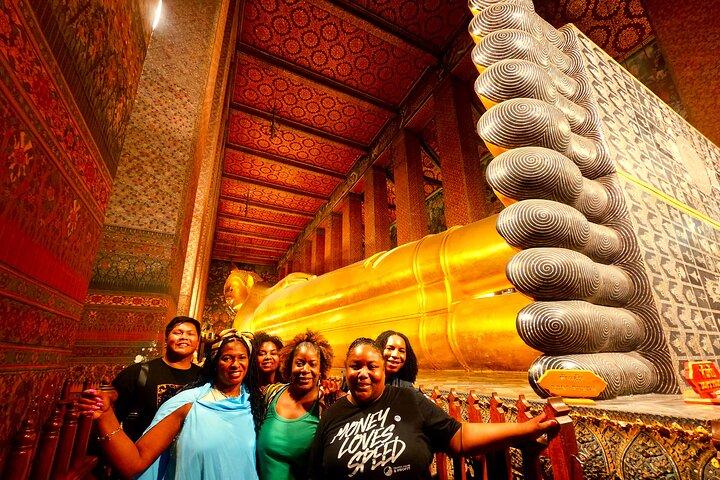 Visita privada ao Buda Reclining Buddha and Marble Temple