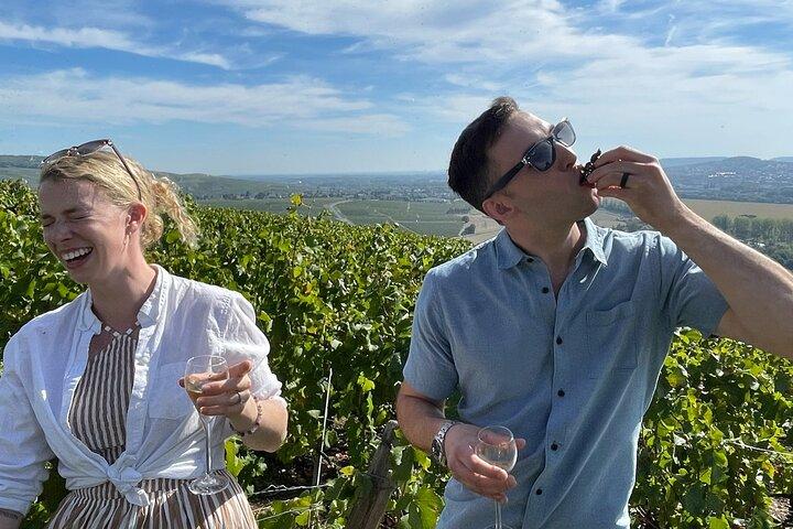 オープントップバスでエペルネとその周辺地域を巡り、試飲も楽しめます