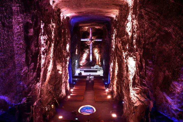 Cathedral of Sal Zipaquirá with Entrance and Transportation from Bogota