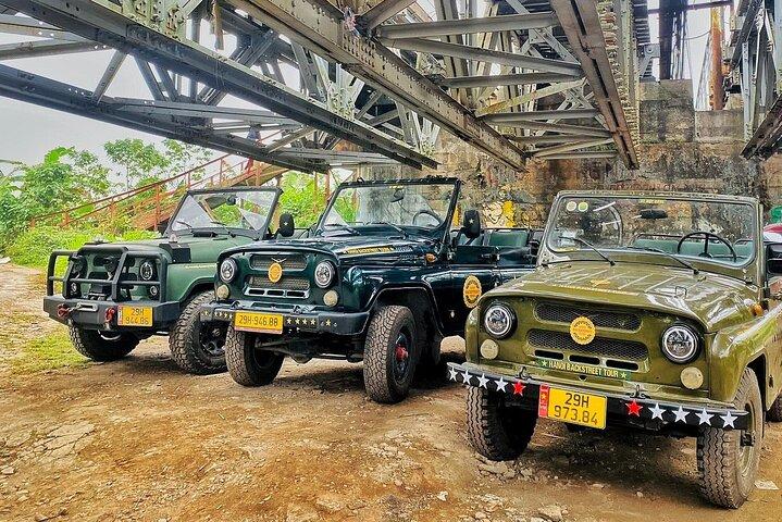 Erkunden Sie das Essen, die Kultur und den Spaß von Hanoi auf einer Jeep-Tour