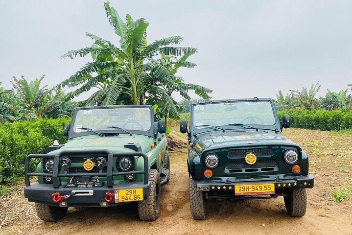 Erkunden Sie das Essen, die Kultur und den Spaß von Hanoi auf einer Jeep-Tour