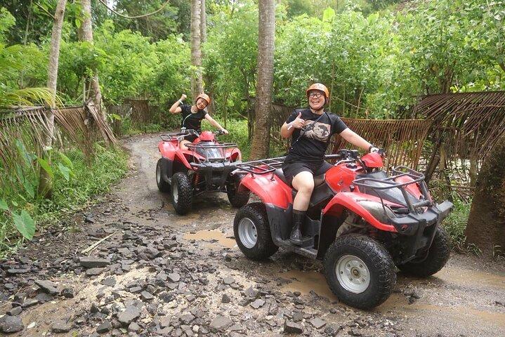 Ubud Bali ATV Quad e White Water Rafting com transferência