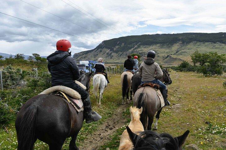 Puerto Natales : Passeggiata a cavallo al belvedere del fiordo di Dorotea