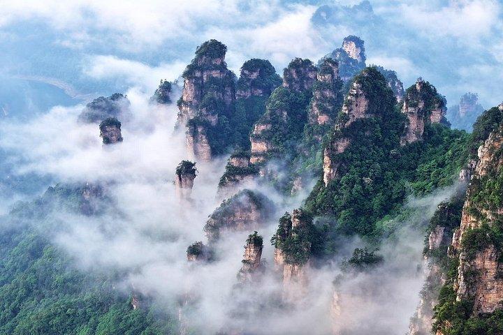 ミニグループ：1日張家界アバターMt&Tianmen&ガラス橋ツアー