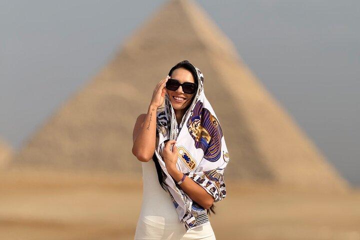 Hurghada à Cairo Pyramids & Grand Egyptian Museum (GEM) en bus