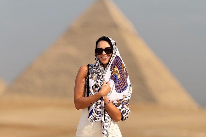 Hurghada à Cairo Pyramids & Grand Egyptian Museum (GEM) en bus