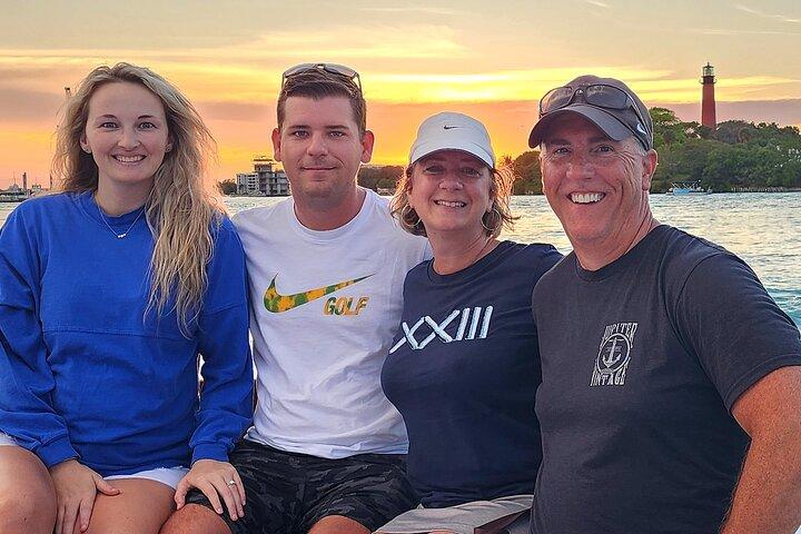 Jupiter Island Historische Bootsfahrt bei Sonnenuntergang - Kleine Gruppe