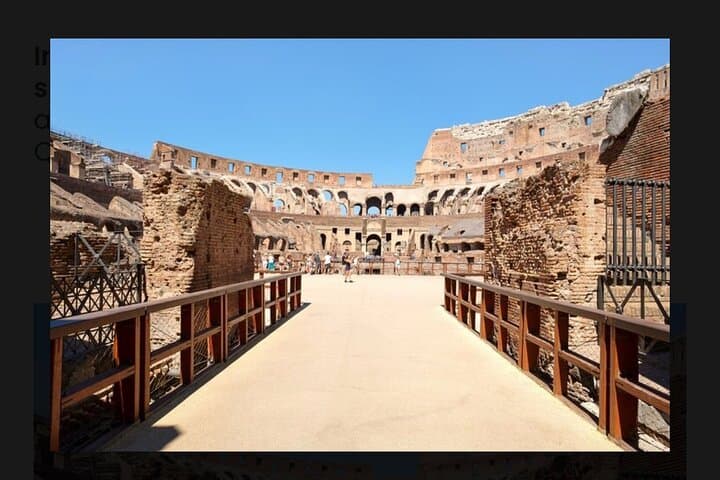 Rome: Colosseum Express Gladiator Arena-Small Group/Private Tour