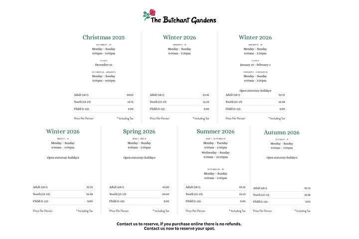 Victoria Höjdpunkter Butchart Gardens, Kejsarinnan, Chinatown (1 - 9pax)