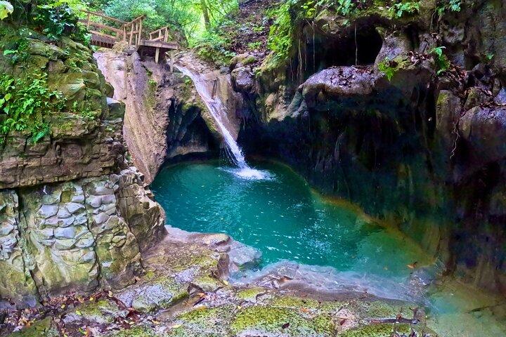 ダマハグアの滝、ジップライン、ランチと送迎付き