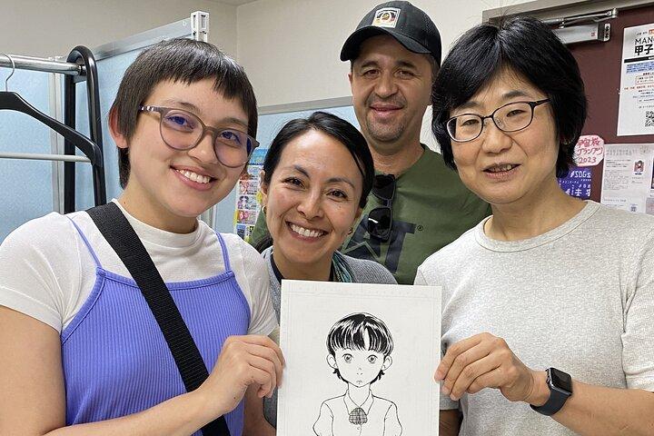 中野でプロの日本人漫画家とマンガレッスン