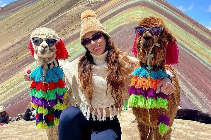 Rainbow Mountain med heste kun klatre hele dagen