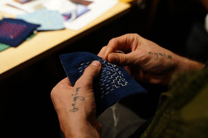 Sashiko Studio Stitching im Kyotoer Kunstviertel