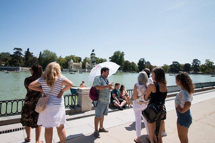 Wandeltocht door het Retiro-park in Madrid