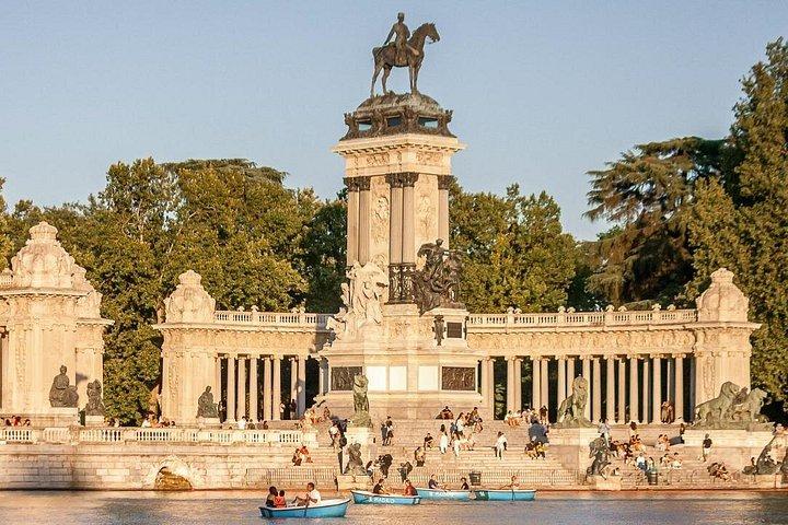 Wandeltocht door het Retiro-park in Madrid