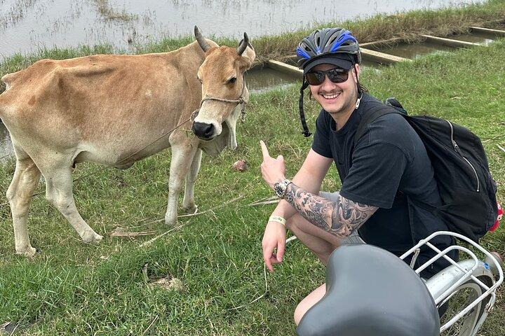 Hoi An Bike Tour-Duck, fazenda orgânica-barco-Buffalo