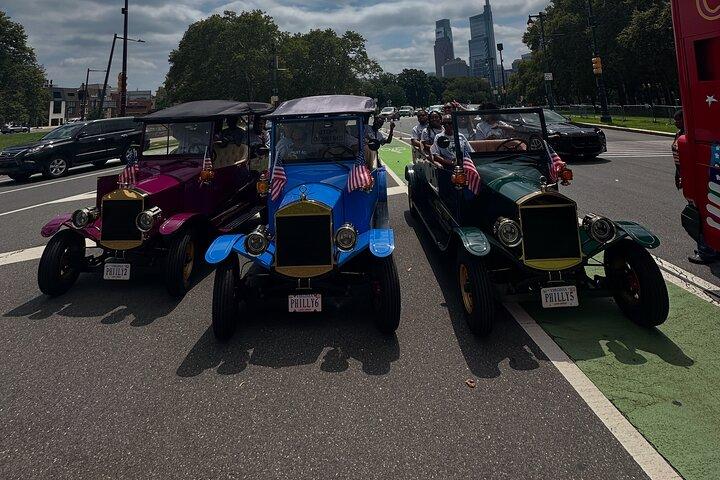 En times tur af Philadelphia historiske steder i en vintage bil