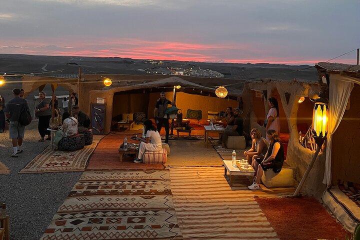 Marrakech : Cena di Agafay con quad e giro in cammello al tramonto