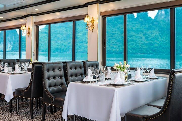 [Ha Long Bay] Luxus-Kreuzfahrt Tagestour von Hanoi, Buffet, Kajak