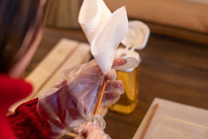 Kyoto : Essstäbchen machen Werkstatt mit Gravuroption in Gion