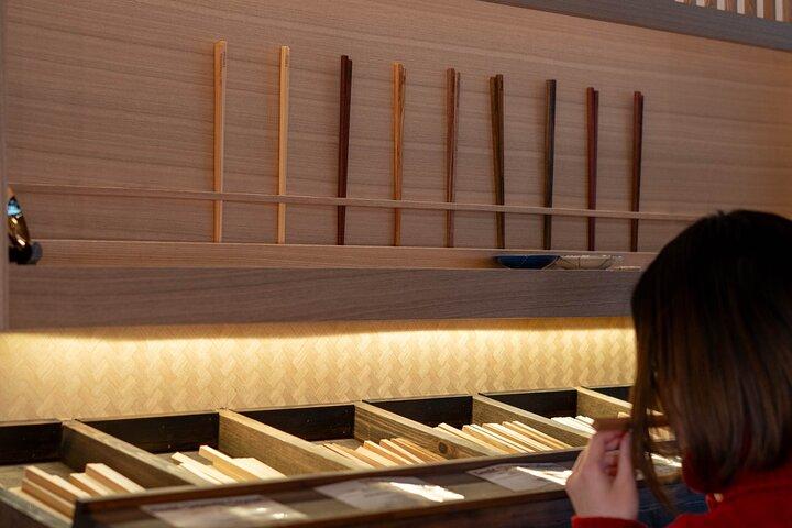 Kyoto : Chopsticks Making Workshop med Graving Option i Gion