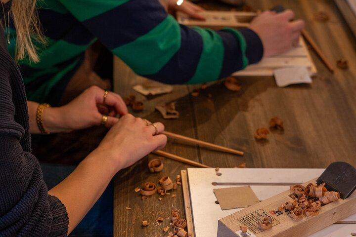 Kyoto : Essstäbchen machen Werkstatt mit Gravuroption in Gion