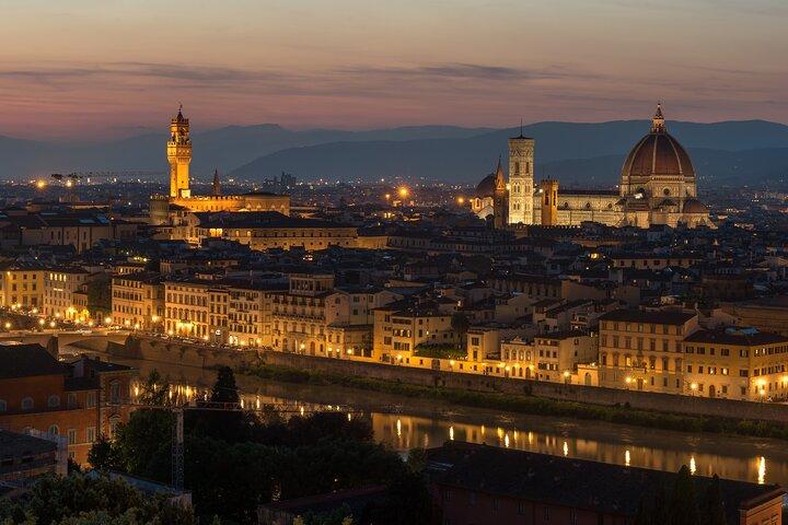 Golfkarretjetour Florence bij nacht